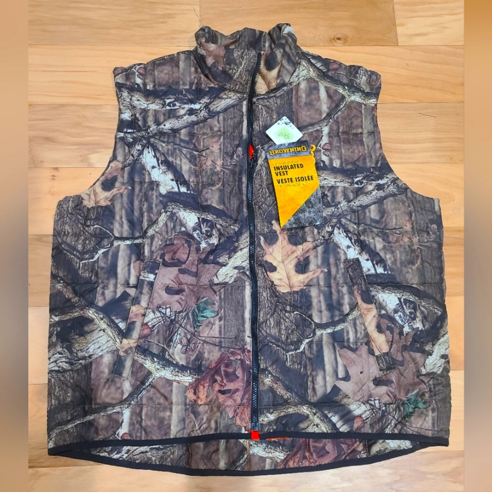 Browning Insulated Camo Orange reversible Vest